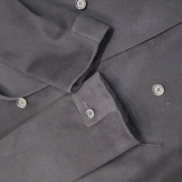 EUC wool Evan-Picine women's black 100% wool double breast pea coat, 14 - Picture 11 of 11